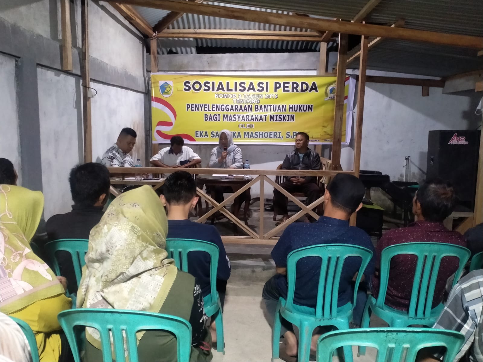 Anggota Dewan Perwakilan Rakyat Daerah (DPRD) Kota Kotamobagu, Eka Sartika Mashoeri. Melakukan Sosialisasi Peraturan Daerah (Sosper)