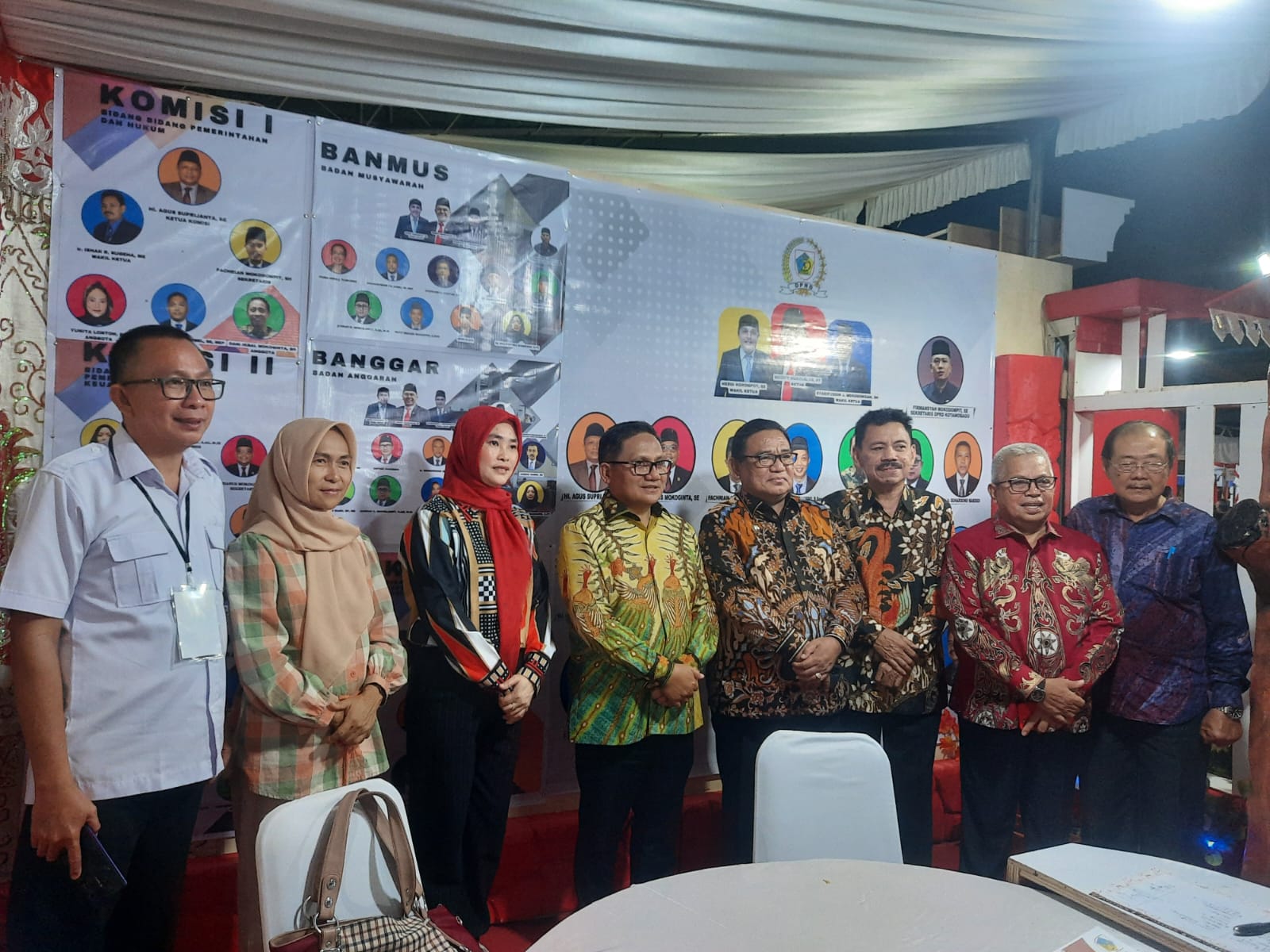 etua dan Anggota DPRD Kotamobagu Hadiri Pembukaan Legislatif Expo